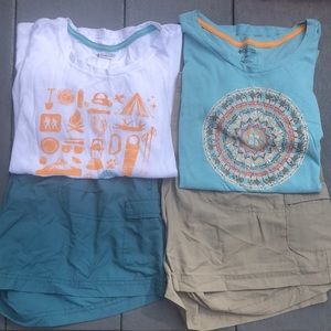 2 Columbia Women’s Short Oufits